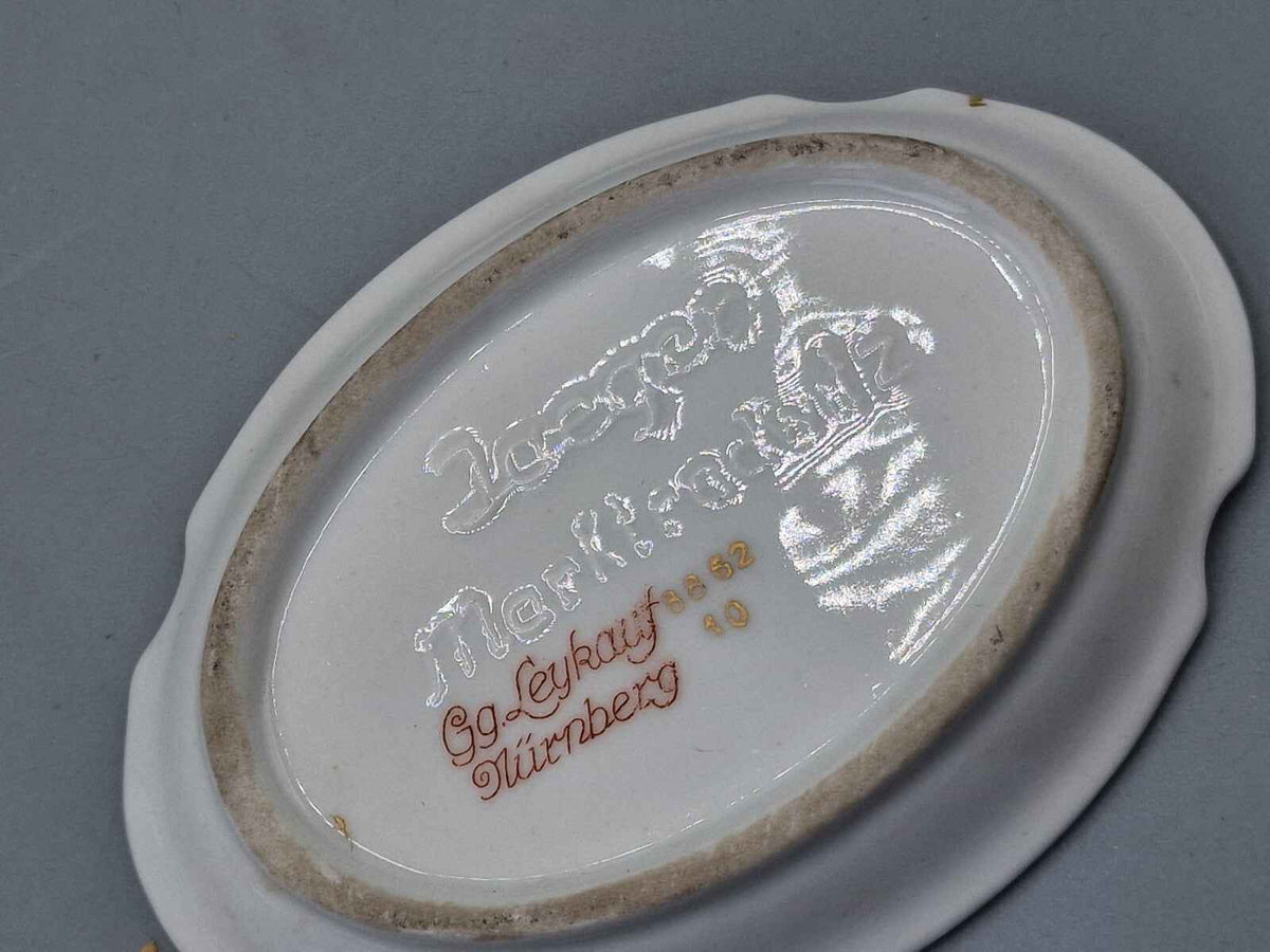 Jäger Marktredwitz Porzellan 2 Keksteller Dessertteller Vintage Sammlerstück