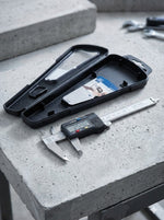 LUX-TOOLS Digitale Schieblehre 150mm Messschieber Digital Messgerät Präzision A2