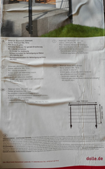 DOLLE Geländer Komplettset Alu Anthrazit 150cm Treppengeländer