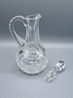 Likörkaraffe 15cm Retro Whisky Karaffe Glas Sammler Deko