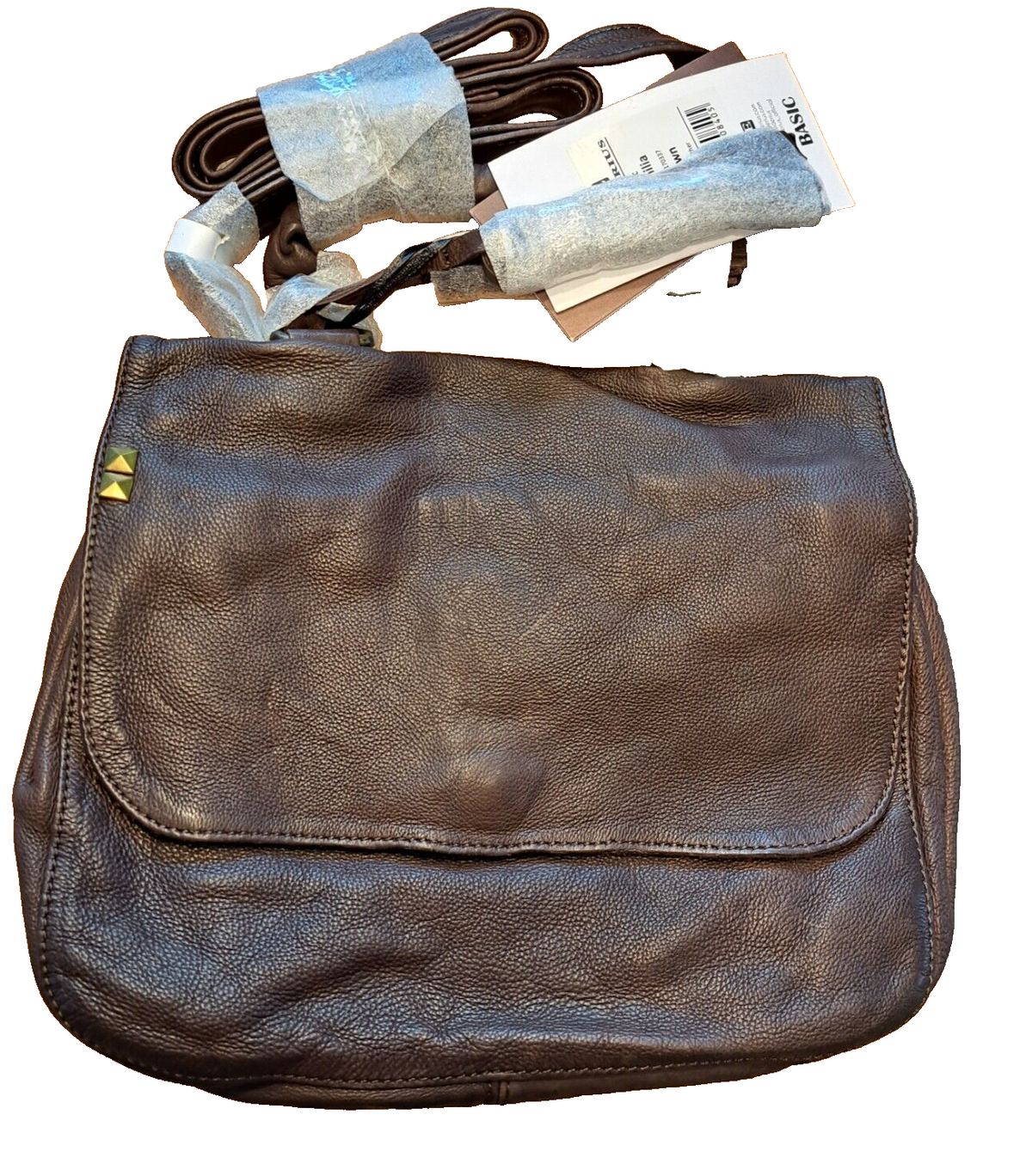 Desiderius Aemilia Brown Handtasche, NP: 70€, Echtleder, Hochwertig, Modern
