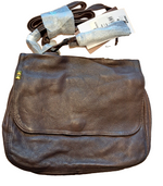 Desiderius Aemilia Brown Handtasche, NP: 70€, Echtleder, Hochwertig, Modern