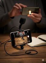 Amazon Basisc Mikrofon für Smartphone mit Clip
