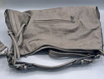 Damen Handtasche Leder, Olive, 38x37 Reißverschluss