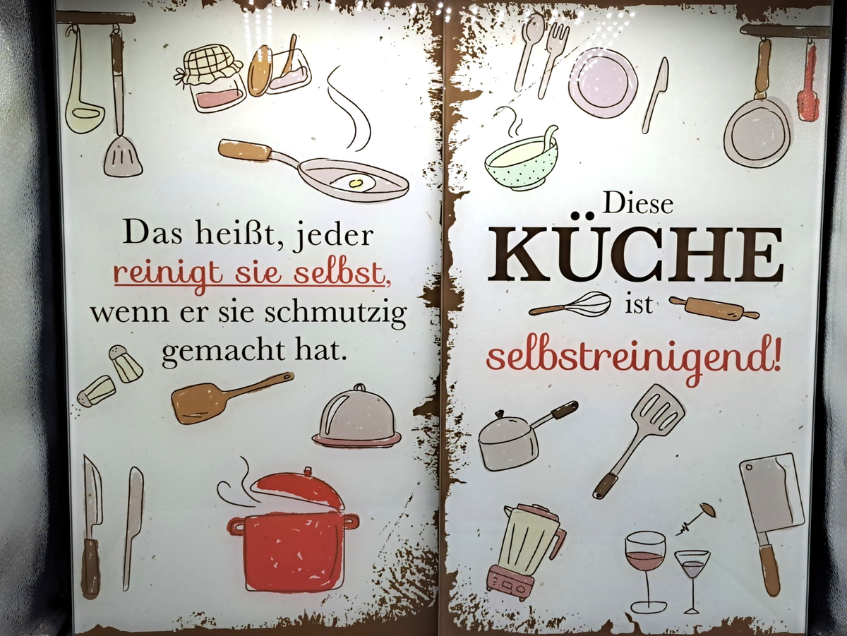 Weltbild Herdabdeckplatten Küche 2er Set HO-5