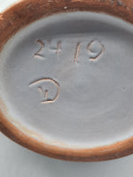 Tonvase 27cm Mint Antiquität Keramik Vase Vintage Deko