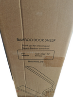 Navaris Bücherregal Bambus 108x59x20cm Standregal Holz Regal Aufbewahrung HO-A7