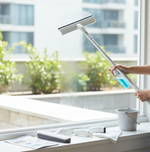 3in1 Fensterwischer mit Knickgelenk Scheibenwischer Glasreiniger Set A3