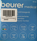 Beurer BM69 Oberarm Blutdruckmessgerät Pulsmessung Digital Weiß Komfort C04