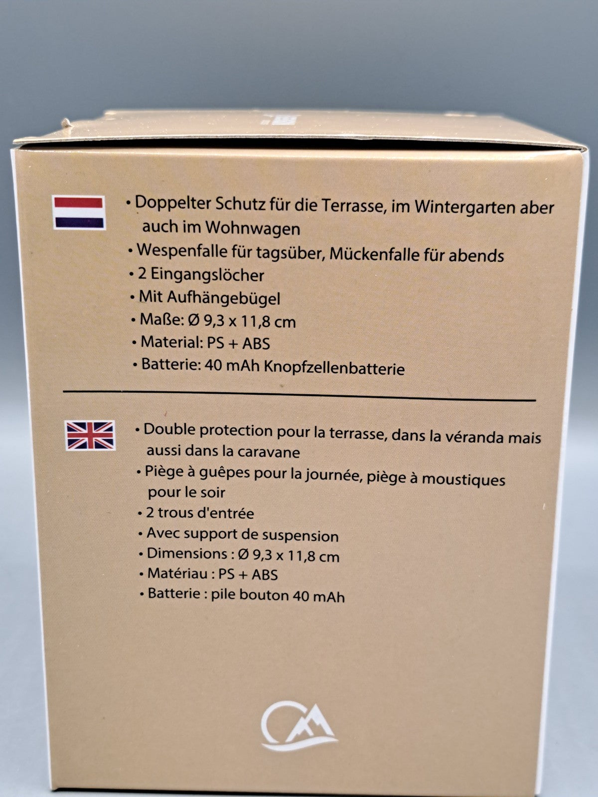 Benson Solar Insektenfalle Mückenfalle Wespenfalle Outdoor Garten Camping D9