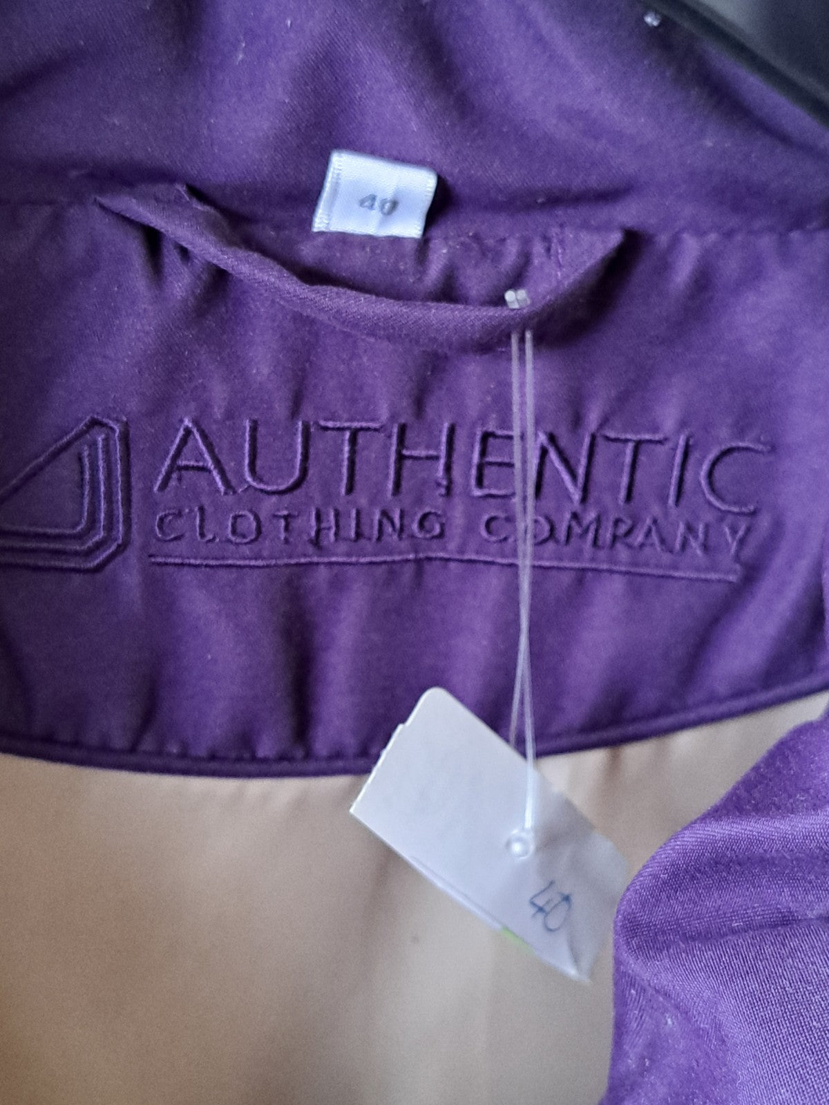Authentic Clothing, Weste, Ärmellos, Lila, Größe 40