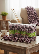 Viva Fashion Pon-Pon Wolle 8x50g, 25m, 100% Polyester, Mix Set