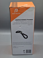 Body Factor Oberschenkeltrainer Grau Schwarz Fitness Trainer Heimtraining