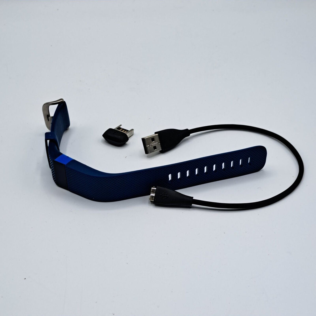 „Fitbit Charge HR Armband Blue Größe S Wristband Fitness Tracker“