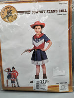 Fanny Fashion Cowboy Jeans Girl Kostüm Kinder Größe 152 Fasching Karneval