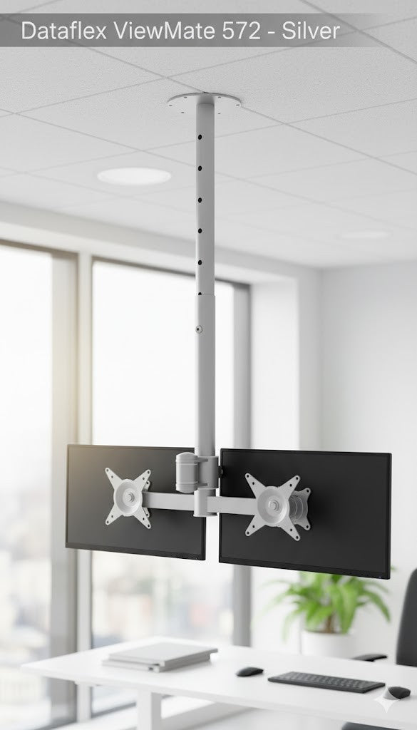 Dataflex ViewMate Style Monitorarm 52.572 Schwenkbar Deckenhalterung A-08