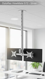 Dataflex ViewMate Style Monitorarm 52.572 Schwenkbar Deckenhalterung A-08