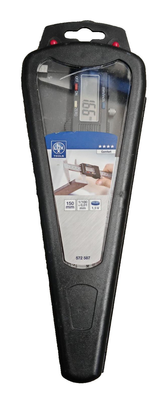 LUX-TOOLS Digitale Schieblehre 150mm Messschieber Digital Messgerät Präzision A2