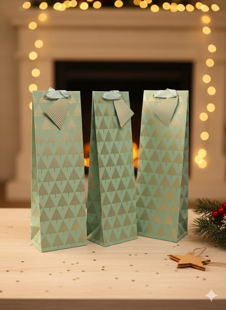 3x Stewo Geschenktüten 35,5x11 cm Modernes Design Geschenkverpackung Set 🎁
