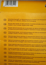 Schellenberg 46510 Sicherheits-Alarmgriff Fenstergriff Alarm Silbergrau 115dB A2