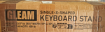 GLEAM Keyboardständer Einzel X-Form Tastaturständer höhenverstellbar Schwarz F5