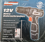 Brüder Mannesmann 12V Akku Bohrschrauber Akkuschrauber Bohrmaschine Set B2