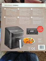 GOURMETmaxx Heißluftfritteuse Digital 4L 1400W Airfryer Schwarz 7 Programme A22