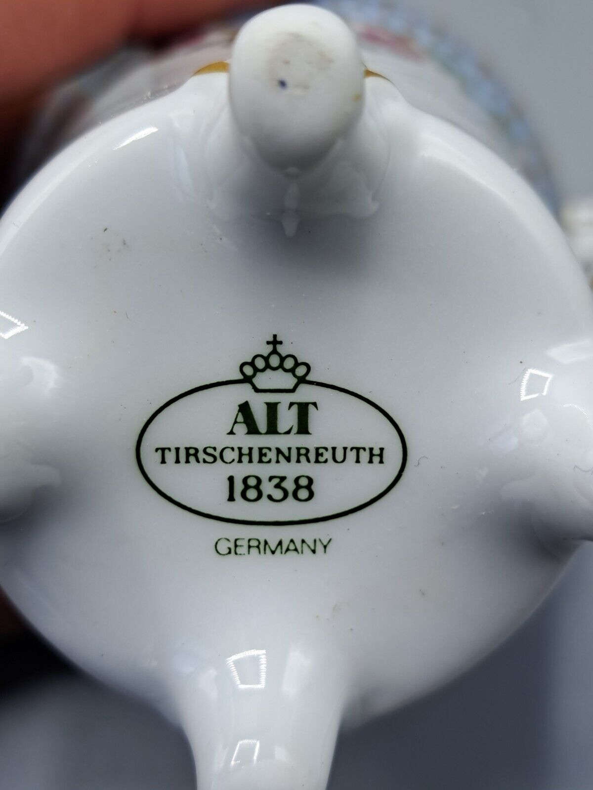Alt Tirschenreuth 1838, Teetasse + Untertasse Namma Markt