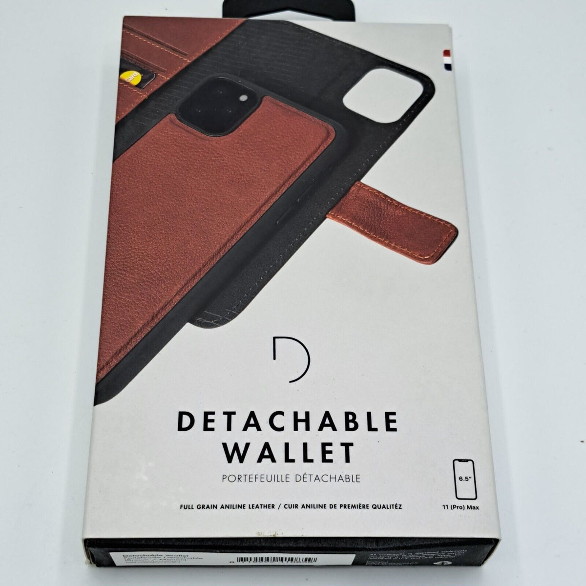 Detachable Wallet Full Grain Aniline Leather Iphone 11 Pro Max
