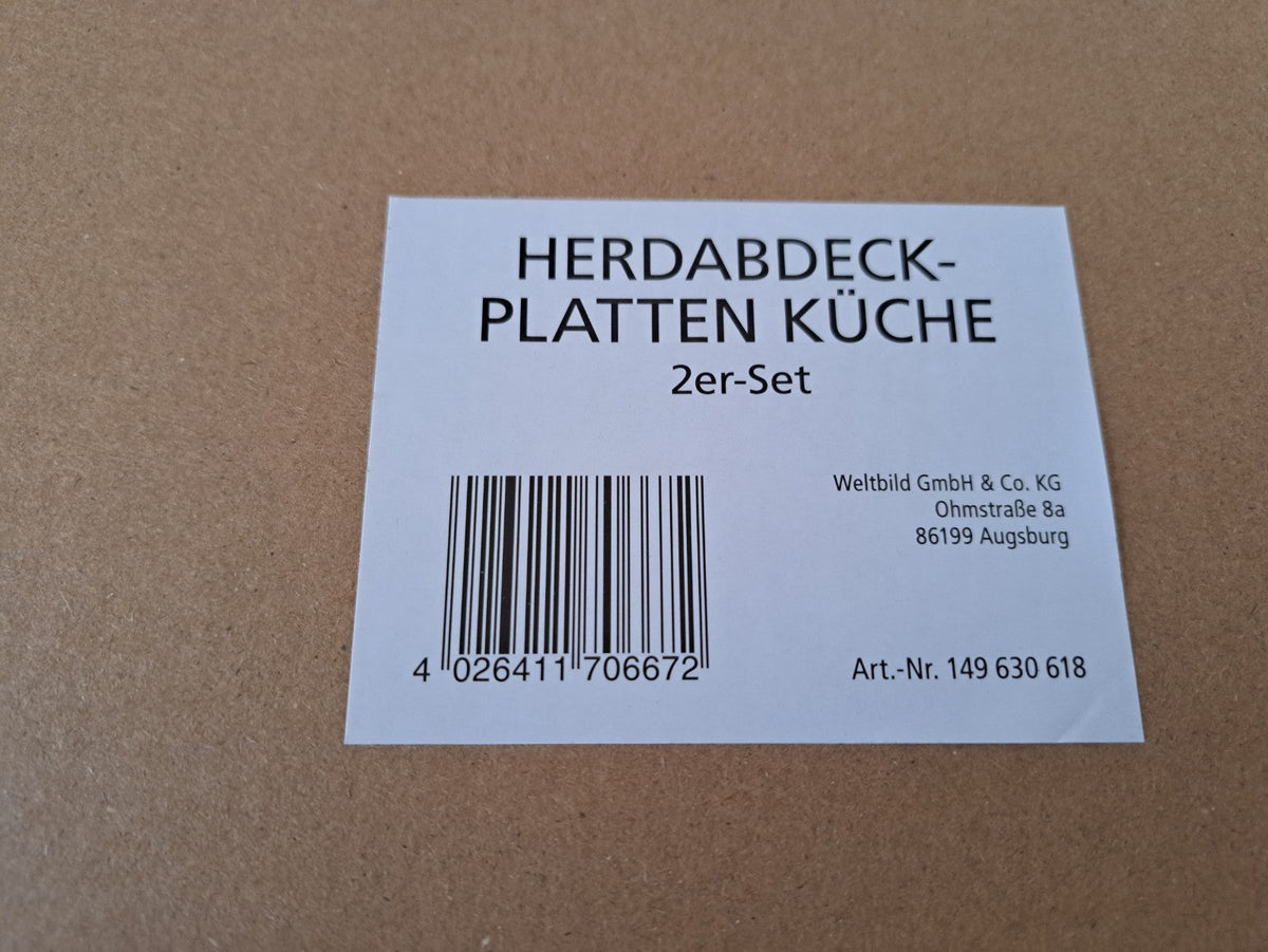Weltbild Herdabdeckplatten Küche 2er Set HO-5