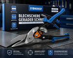 Blechschere gerader Schnitt Millimeterskala Metallschere Blechschneider A3