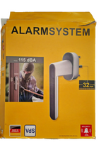 Schellenberg 46510 Sicherheits-Alarmgriff Fenstergriff Alarm Silbergrau 115dB A2
