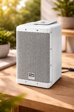 MONACOR PAB-6WP/WS ELA Lautsprecherbox Wetterfest 100W RMS 8 Ohm 100V Weiß A-08