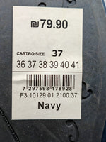 Castro Ballerinas Damen Schuhe Blau Flache Slipper Größe 37