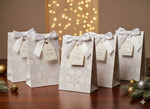 5x Stewo Geschenkverpackung Tüten 14x10 cm Weiß – Geschenktüten Set