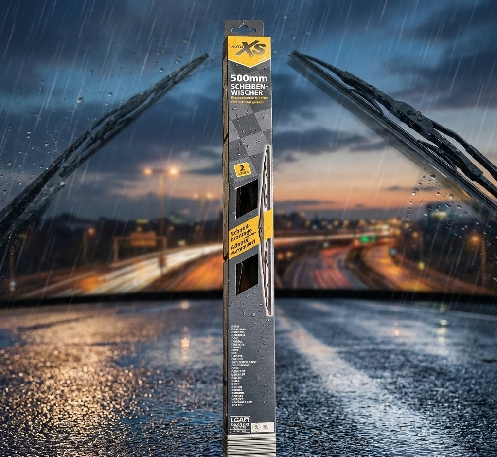 Auto XS 2x Scheibenwischer 500 mm Wischerblätter für Frontscheibe Auto