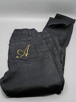 ANNI FOR FRIENDS Damen Jeggings Gr. 38 Knöchellang Rundumdehnbund Stretch D3