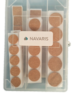 Navaris Möbelgleiter Set 215tlg Kork selbstklebend Bodenschutz Stuhlgleiter A-01