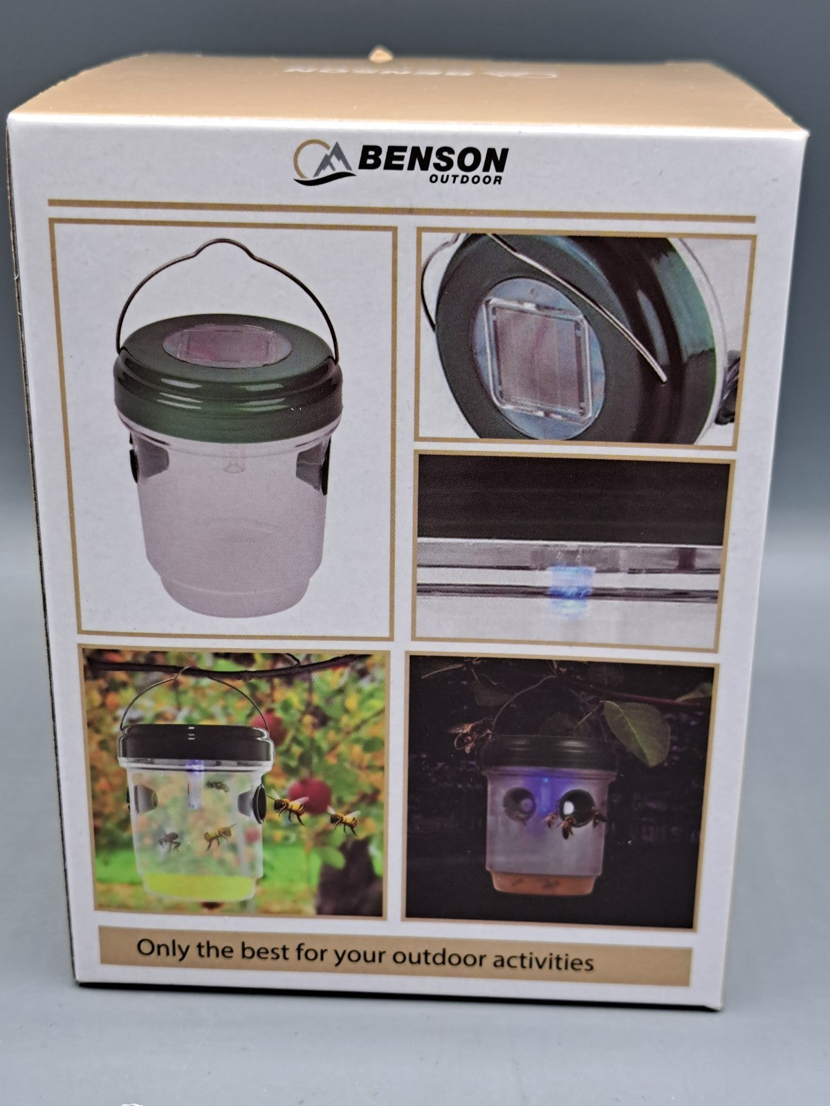 Benson Solar Insektenfalle Mückenfalle Wespenfalle Outdoor Garten Camping D9