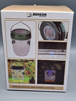 Benson Solar Insektenfalle Mückenfalle Wespenfalle Outdoor Garten Camping D9
