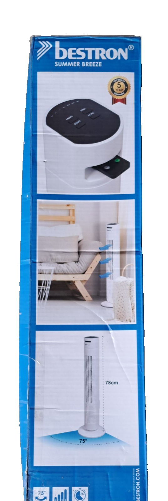 Bestron Summer Breeze Ventilator AFT770WRC