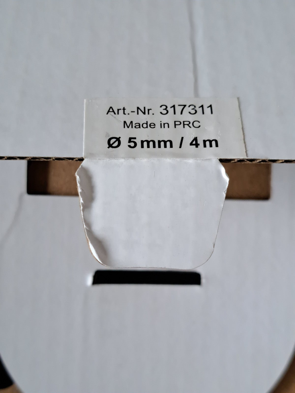 Schrumpfschlauch 5mm 4 Meter hitzebeständig Isolierschlauch Kabelschutz A-01
