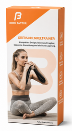 Body Factor Oberschenkeltrainer Grau Schwarz Fitness Trainer Heimtraining