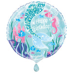ABC18 Folienballon "Meerjungfrau" | Ø 45 cm