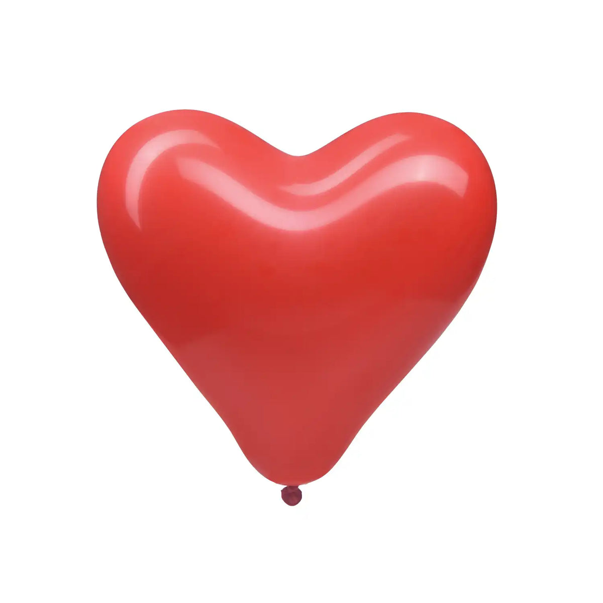 Luftballon Herzform rot Ø35cm `L` – 5 Stück