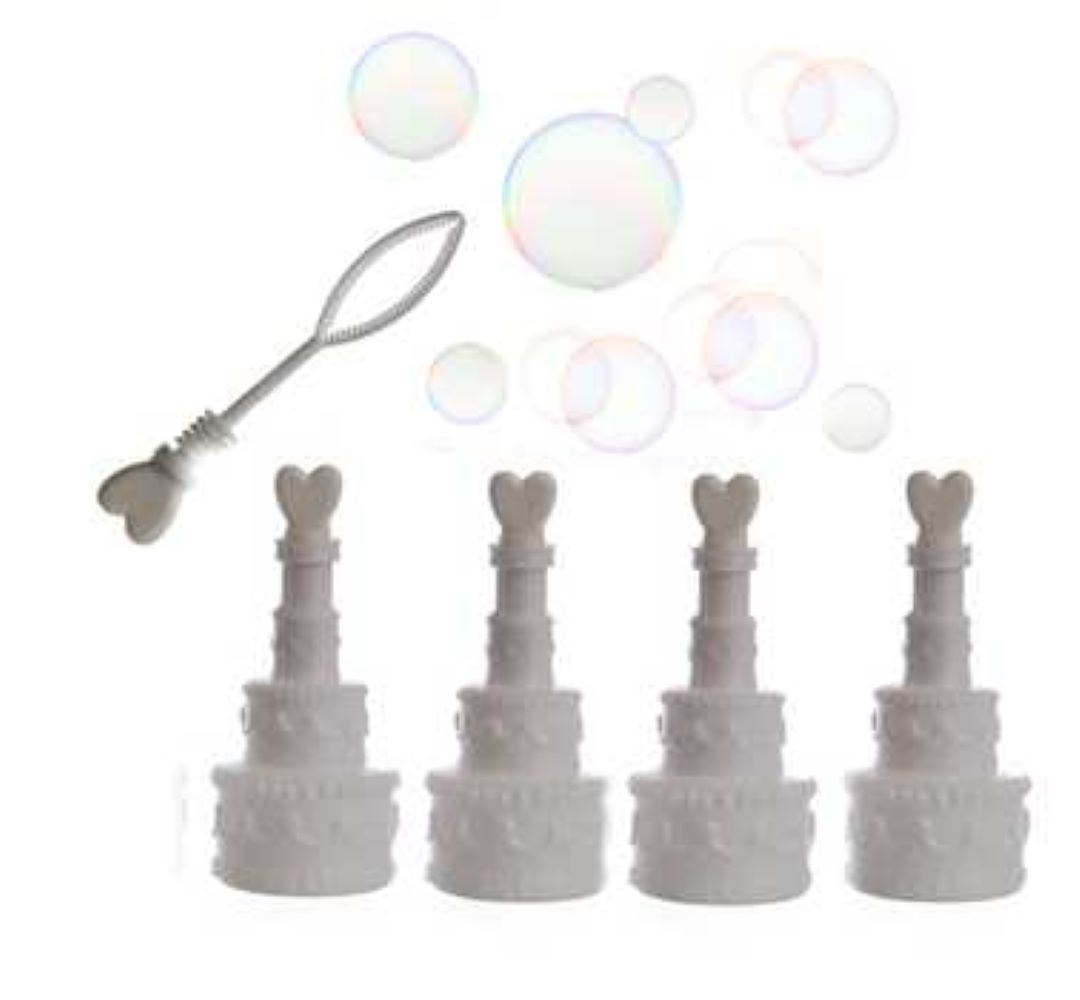 Seifenblasen Hochzeitstorte 24er-Pack