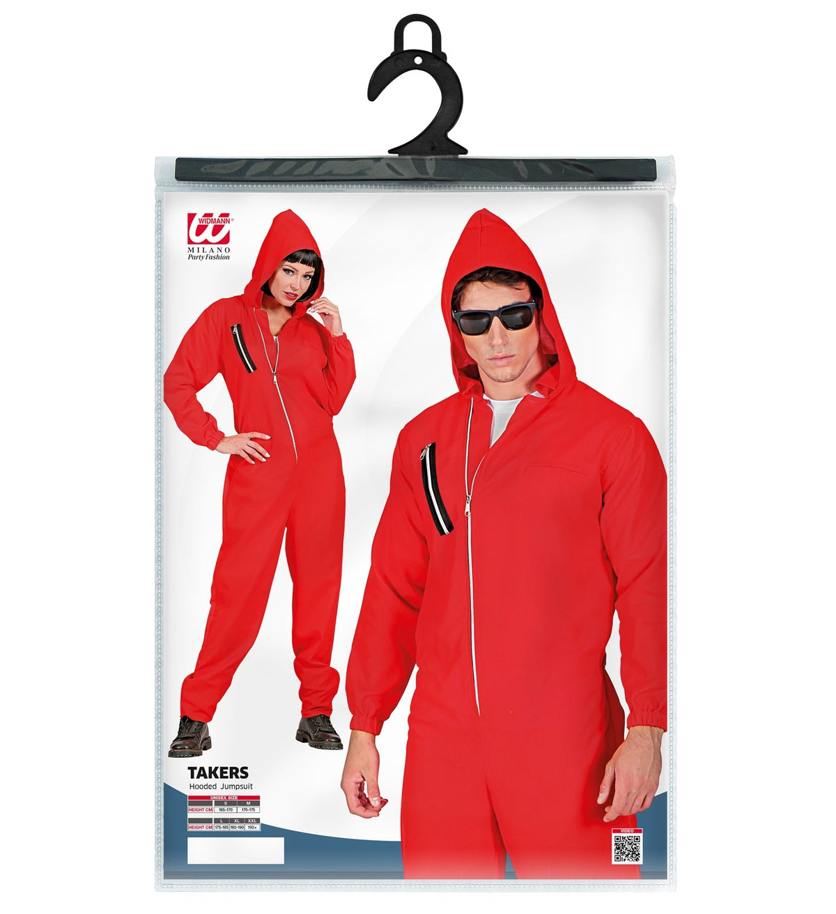 Kostüm Overall Takers Rot