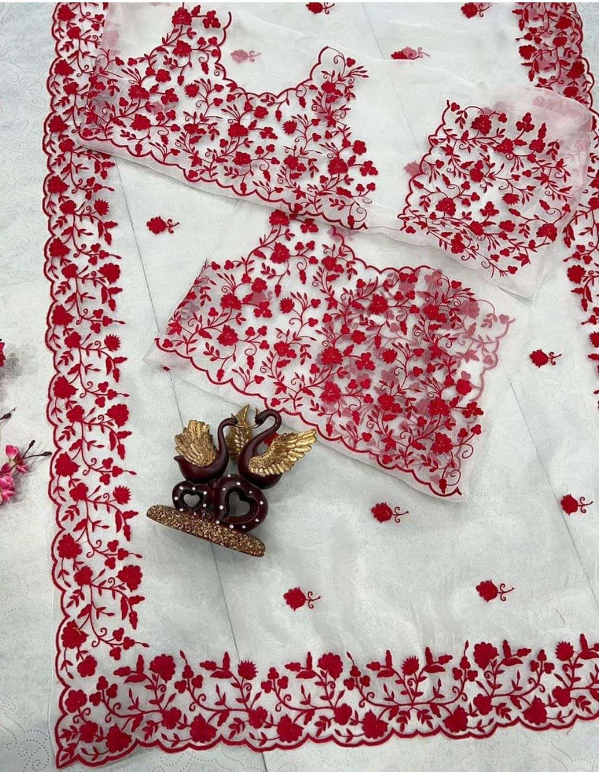 Durga Puja Special Organza Saree