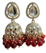 Polki AD Buttalu,polki Artificale Diamond Jhumka Jewelry,sabyasachi Jewelry inspired Jhumka Earrings,Jhumki, indian jewellery