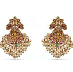 Pearl Choker Traditional Temple Necklace Set in Prague